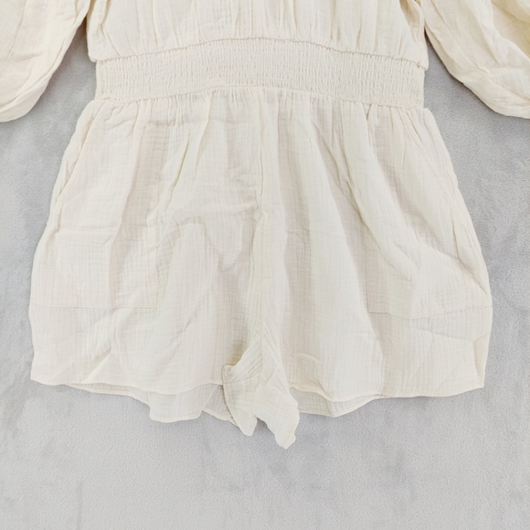 NEW STARLING REINE Simply Free Playsuit Cream Summer Romper P4006 - Picture 3 of 11